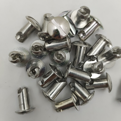 L'aluminium argenté 5/16 &quot;.500&quot; 1/4 Tour rapide Dzus Petite tête voiture de sprint léger