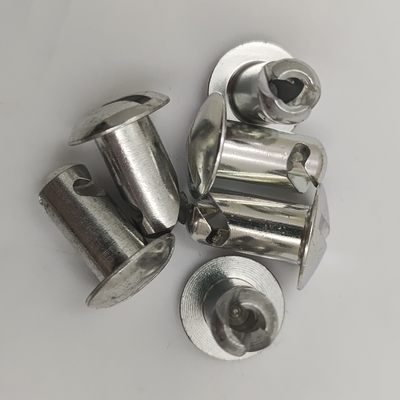 L'aluminium argenté 5/16 &quot;.500&quot; 1/4 Tour rapide Dzus Petite tête voiture de sprint léger