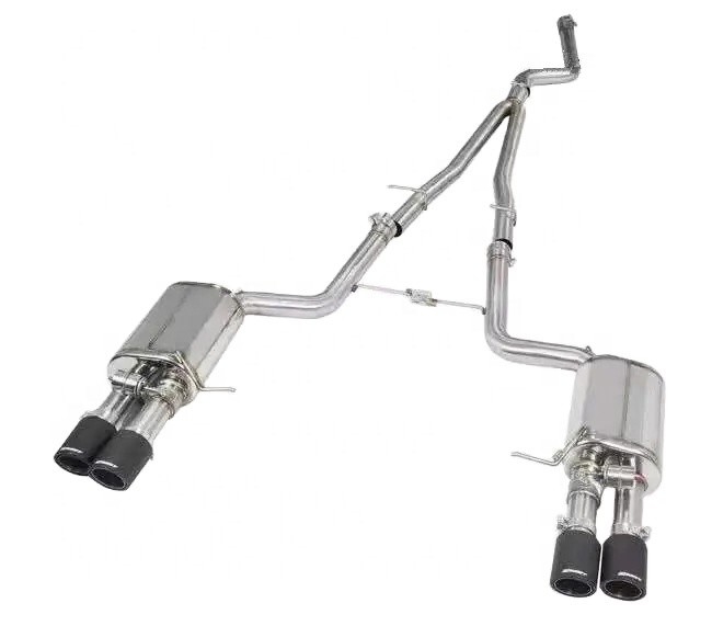 Pipe d'échappement automobile à surface brillante Remplacement/réparation pour BMW Série 5 520 523 525 528 530 535 F10 F18 Jusqu'à M5