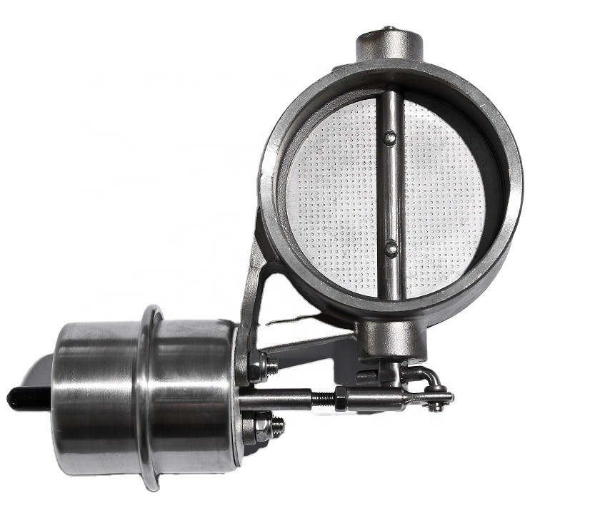 Ventilateur d'échappement d'acier inoxydable de l'année universelle avec actionneur à vide 2,5 &quot;Pipes ouvertes et fermées