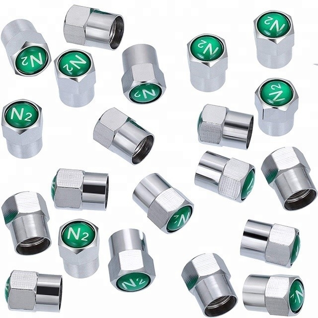 Standard OE NO. Couvercles de soupape pour pneus en laiton métallique N2 Couvercles de soupape anti-poussière pour voitures automobiles Remplacer/réparer