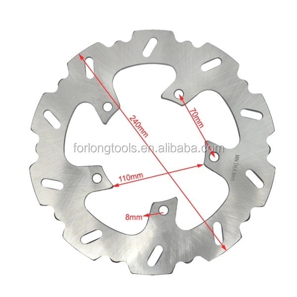 240 mm frein à disque en acier inoxydable pour moto pour BMW G 650 X Moto 650 Fixer et robuste trou de montage 5 Épaisseur 4,5 mm