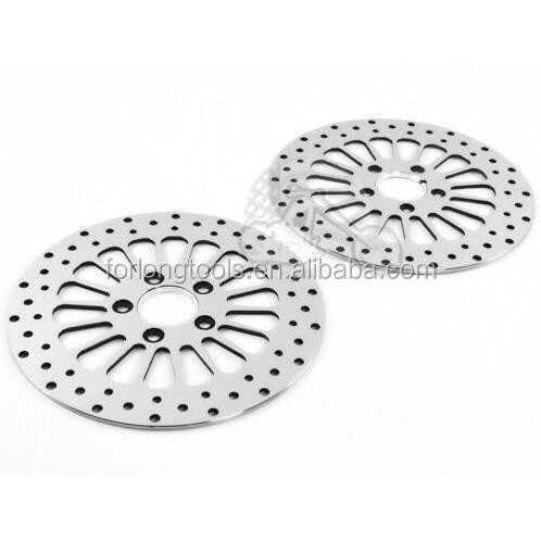 Mettre à niveau le système de freinage de votre Harley Bobber Chopper Confirmé OE N° 6.5 mm Rotors de frein avant Mise à niveau