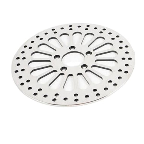 OD 299mm 11,8 pouces arrière rotors de frein poli pour Harley Droit gauche trou de montage 5 2,30kg position avant arrière