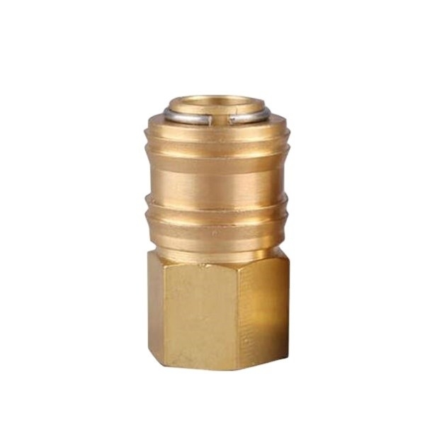 Sleeve de forage et connexion de bouton personnalisé forgé 45 degrés laiton graisseux tétons 1/4 &quot;-28 UNF avec support OEM