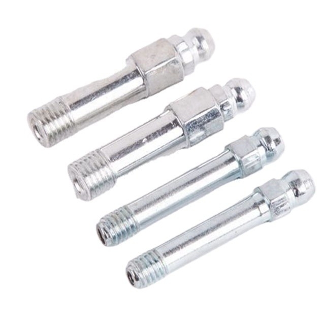 Connexion féminine supportée par ODM Long Steel Grease Nipple M6-M10 pour les besoins de lubrification personnalisés sur les pelles et les camions