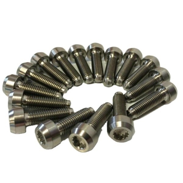 Grade GR5 Titane boulons à jante divisée M7 x 24MM DIN Standard Finition naturelle pour vos besoins de fabrication