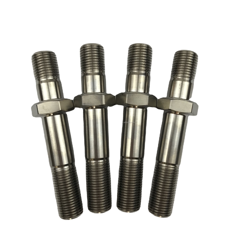 6AL-4V titane alliage finition naturelle SPRINT CAR TITANIUM RADIUS ROD BOLT 1/2 &quot;-20 x 1-3/8&quot; boulons de tête hex avec norme DIN