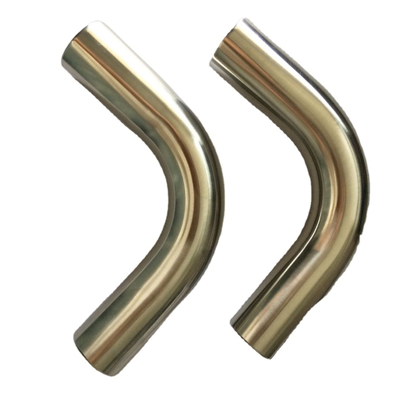 Connexion de soudage 25mm*1.5mm 90 degrés tuyau d'échappement de coude en acier inoxydable 304 Matériau pour l'industrie