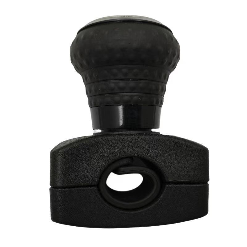 360 degrés de prise à la boule tournant contrôle manuel du volant booster spinner bouton pour les tracteurs universels et les chariots élévateurs en noir