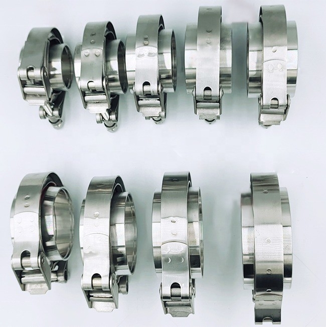 1.5-6.0 Universal 304 écouteurs en bande V en acier inoxydable avec kit de brides mâles et femelles Année Universal Universal