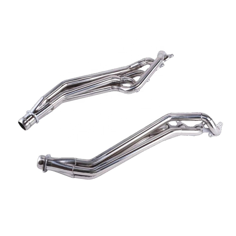 En acier inoxydable universel de l'échappement long tube de tête pour Mustang multiplié voiture de course d'argent but de remplacement / réparation