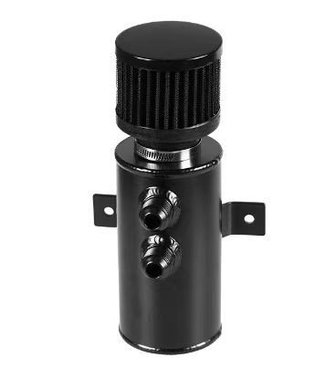 Réservoir universel de 750 ml de capture d'huile réservoir d'aluminium poli W / filtre respirateur déroutant AN10 pour des performances inégalées