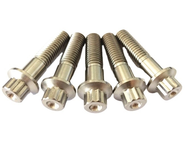 Année universelle Améliorez vos roues avec OE standard NO. Titanium Gr5 12 PT RS/ RX Kit à jantes séparées M7 x 32 Boulon et écrous