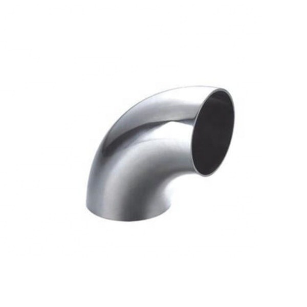 304 acier inoxydable 90 degrés soudage courbure coude 90 45 degrés 76 mm OD tête ronde Code de construction standard industriel