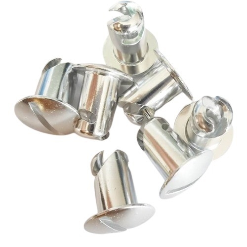 L'aluminium universel 7/16&quot; par.500&quot; 1/4 Tour rapide DOME HEAD Dzus Fasteners Aluminium argenté pour une performance universelle