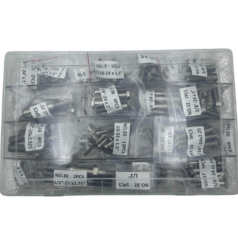 Le kit de boulonnage pour voiture de course universel SPRINT CAR XXX ONS CHASSIS TITANIUM Triple X Sprint Car Bolt Kit complète de niveau 8 ou Q/C R/R S/P PLUS BOLT KIT