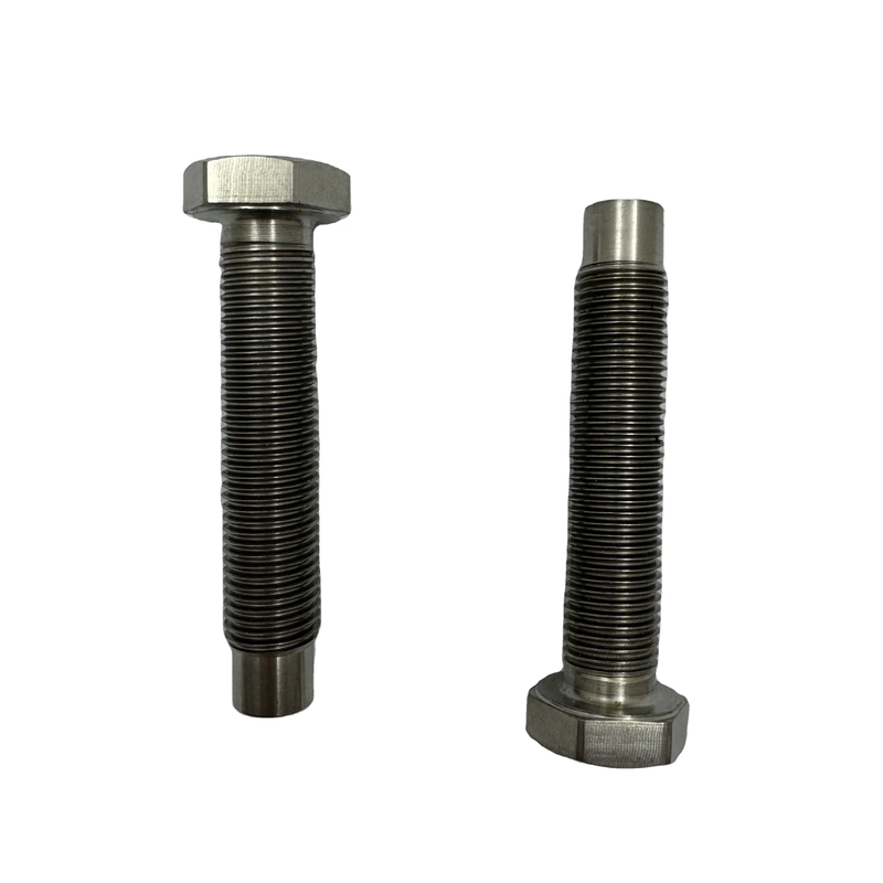 Sprint Titanium Torsion Stop 3/8&quot;-24 Boulet Neige Micro régler boulon avec le stock de finition naturelle norme DIN