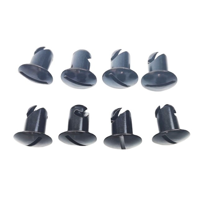 OE NO. Fabriqué sur mesure en aluminium noir Dzus fente tête quart tour fixations 7/16 &quot;x.500 pour l'année universelle montage universel de voiture