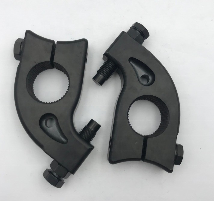 Titane Gr5 Noir PVD Torsion Stop 1 3/4 &quot;Split 1-1/8&quot; Spline 7/16 Reglage de boulon pour tous les hexagonal Bilt 9/16&quot; dans diverses industries