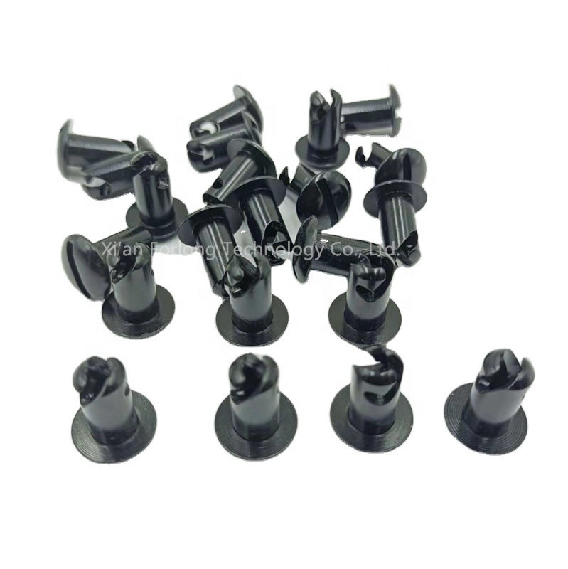 Aménagement de voiture universel Cap de dôme en acier Quartier boutons tournant Dzus 5/16&quot;*0.5&quot; Noir avec installation facile