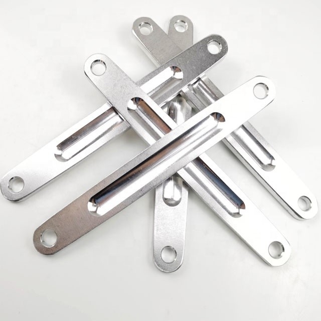 Universal 3/8&quot; Hole Dia argenté et finition noire en aluminium Jacobs Barres d'échelle 5,0 mm d'épaisseur pour voiture Sprint