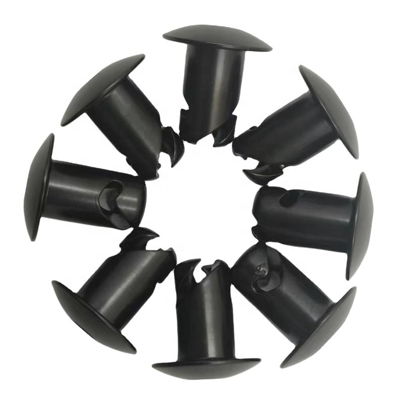 Universal 7/16 &quot; Aluminium Dzus Stud Dome Head.500 Black Quarter Turn Fasteners Le meilleur choix pour la personnalisation des voitures Sprint