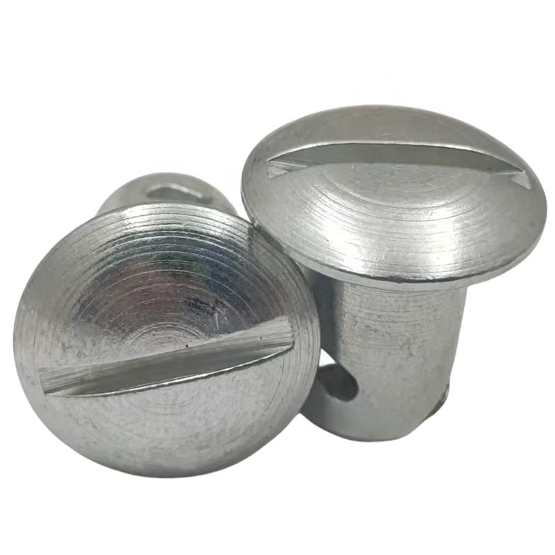 Coupe universelle Dzus Boutons de tête argenté 7/16 &quot;x.500&quot; Steel Sprint Car Maximum avec le matériau universel