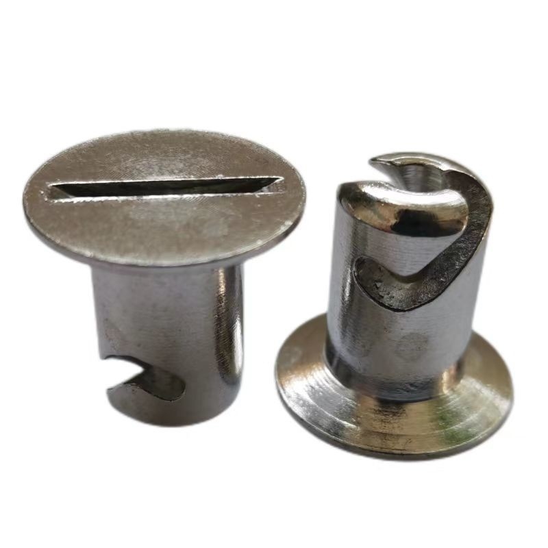 Adaptateur universel pour voiture 7/16*.550 Emprise Aluminium 1/4 quart de tour Bouton de panneau de fixation Countersunk Fente Taille de fente de 2,6 mm Personnalisable et polyvalent
