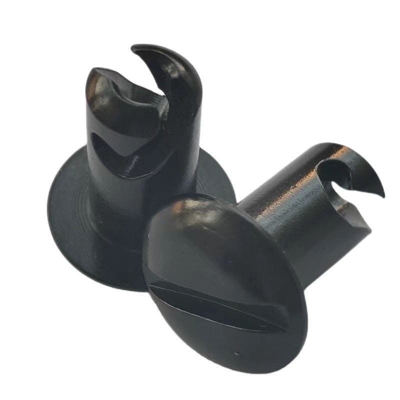 Remplacement de quart de tour en aluminium auto-éjectable Dzus fixateur standard OE NO. pour le remplacement / restauration 7/16 &quot;x.500&quot; Noir