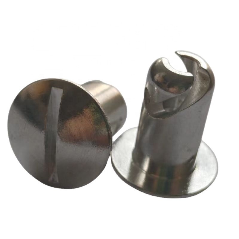 L'aluminium argenté 5/16 &quot;.500&quot; 1/4 Tour rapide Dzus Petite tête voiture de sprint léger